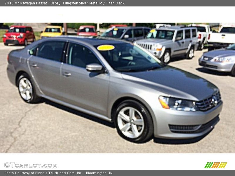 Tungsten Silver Metallic / Titan Black 2013 Volkswagen Passat TDI SE