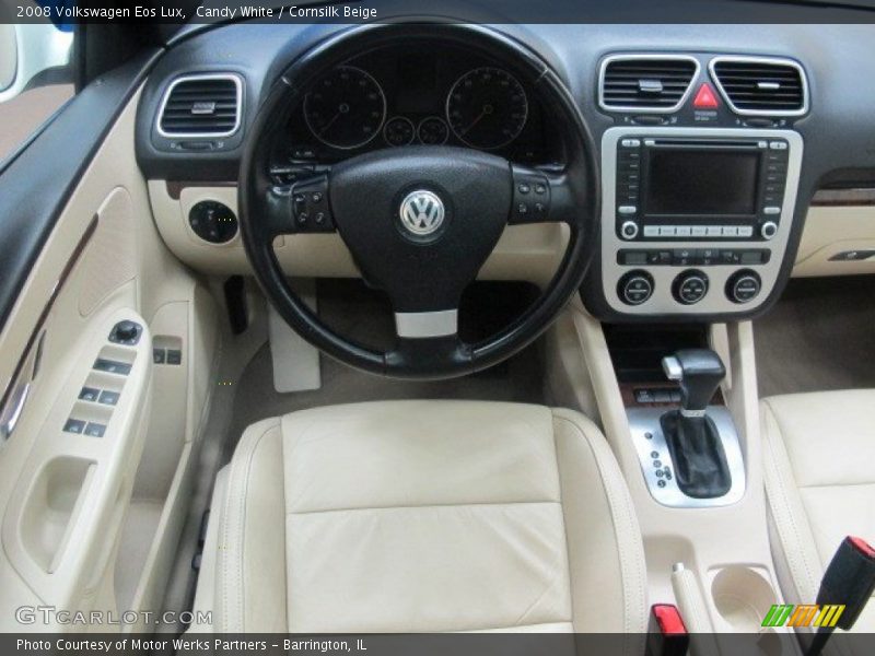 Candy White / Cornsilk Beige 2008 Volkswagen Eos Lux