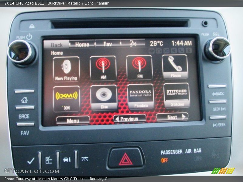 Quicksilver Metallic / Light Titanium 2014 GMC Acadia SLE