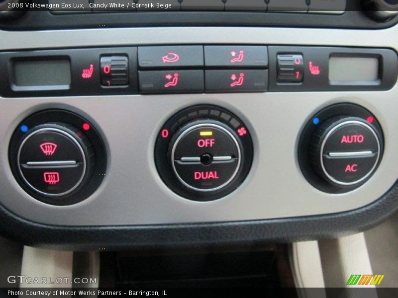 Candy White / Cornsilk Beige 2008 Volkswagen Eos Lux