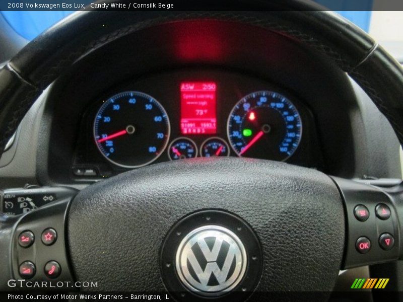 Candy White / Cornsilk Beige 2008 Volkswagen Eos Lux