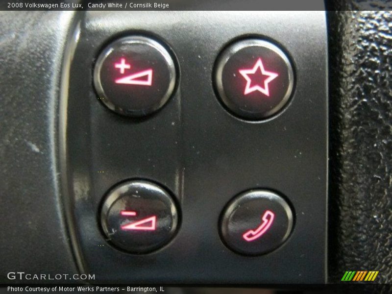 Candy White / Cornsilk Beige 2008 Volkswagen Eos Lux