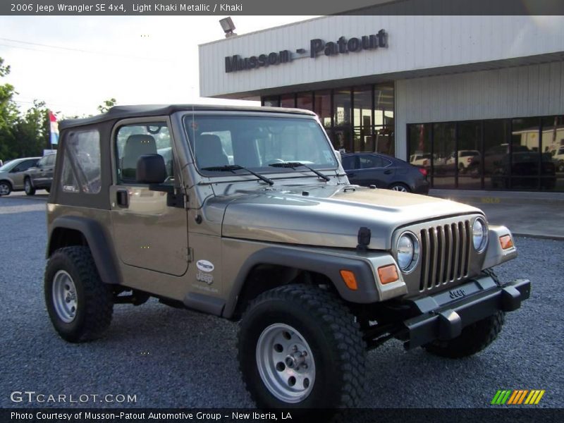 Light Khaki Metallic / Khaki 2006 Jeep Wrangler SE 4x4