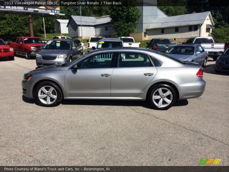 Tungsten Silver Metallic / Titan Black 2013 Volkswagen Passat TDI SE