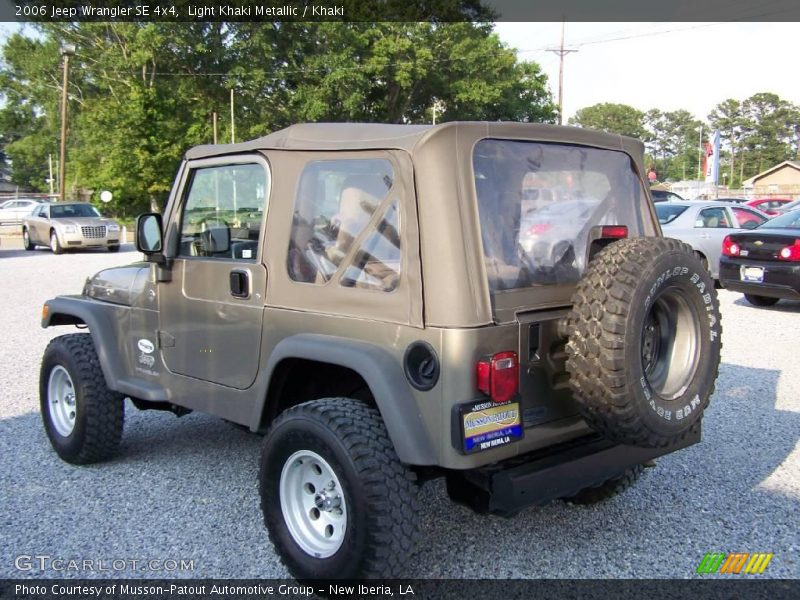 Light Khaki Metallic / Khaki 2006 Jeep Wrangler SE 4x4