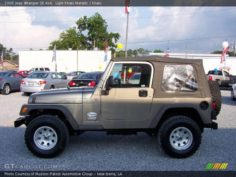Light Khaki Metallic / Khaki 2006 Jeep Wrangler SE 4x4