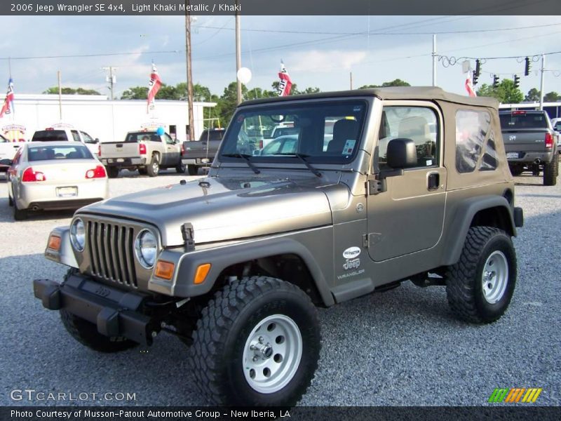 Light Khaki Metallic / Khaki 2006 Jeep Wrangler SE 4x4