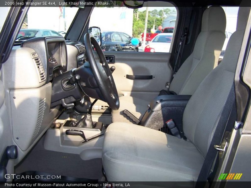 Light Khaki Metallic / Khaki 2006 Jeep Wrangler SE 4x4
