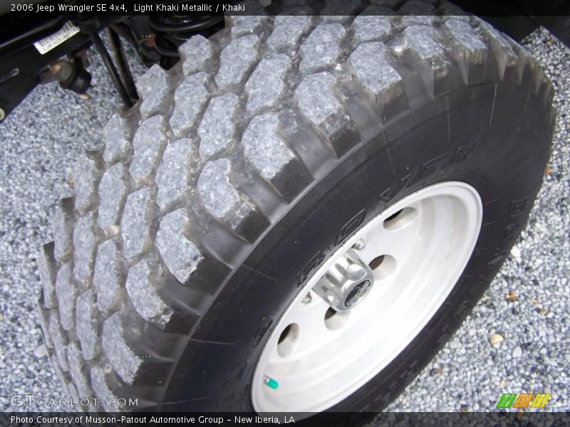 Light Khaki Metallic / Khaki 2006 Jeep Wrangler SE 4x4