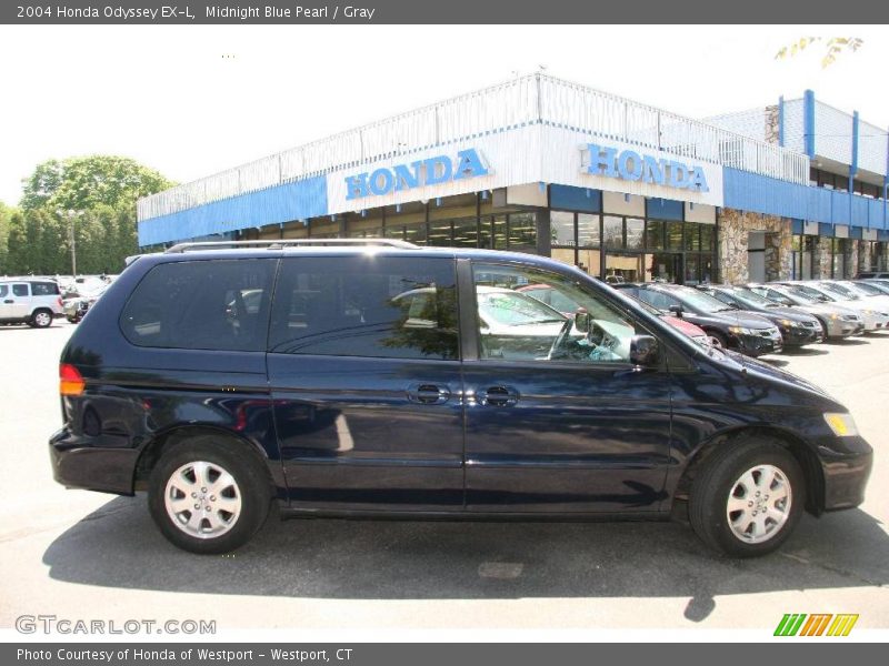 Midnight Blue Pearl / Gray 2004 Honda Odyssey EX-L