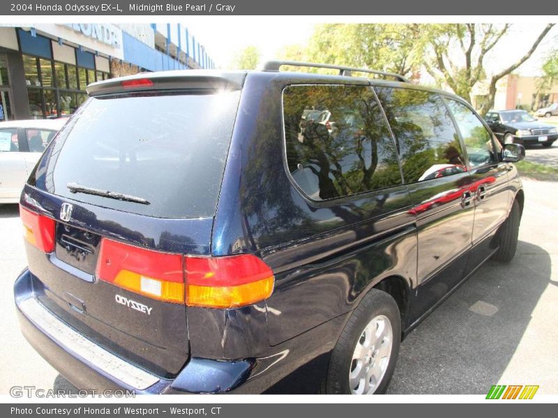 Midnight Blue Pearl / Gray 2004 Honda Odyssey EX-L