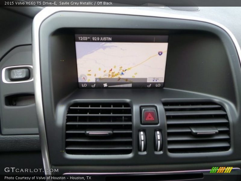 Savile Grey Metallic / Off Black 2015 Volvo XC60 T5 Drive-E