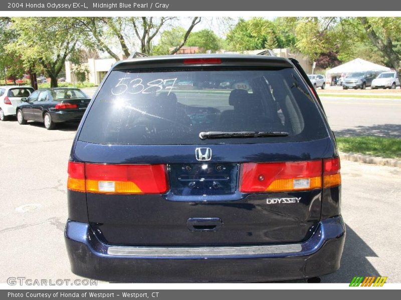 Midnight Blue Pearl / Gray 2004 Honda Odyssey EX-L