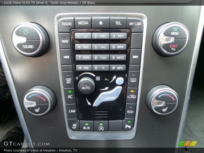Savile Grey Metallic / Off Black 2015 Volvo XC60 T5 Drive-E