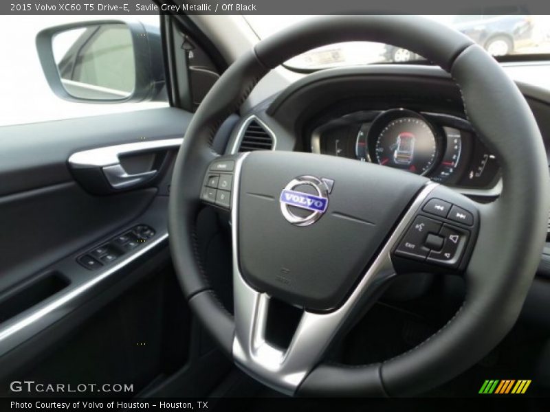 Savile Grey Metallic / Off Black 2015 Volvo XC60 T5 Drive-E