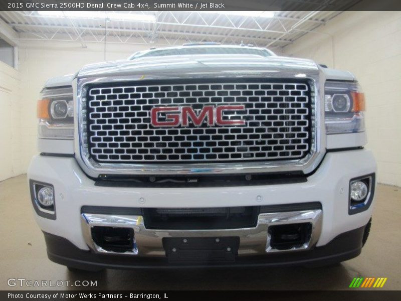 Summit White / Jet Black 2015 GMC Sierra 2500HD Denali Crew Cab 4x4