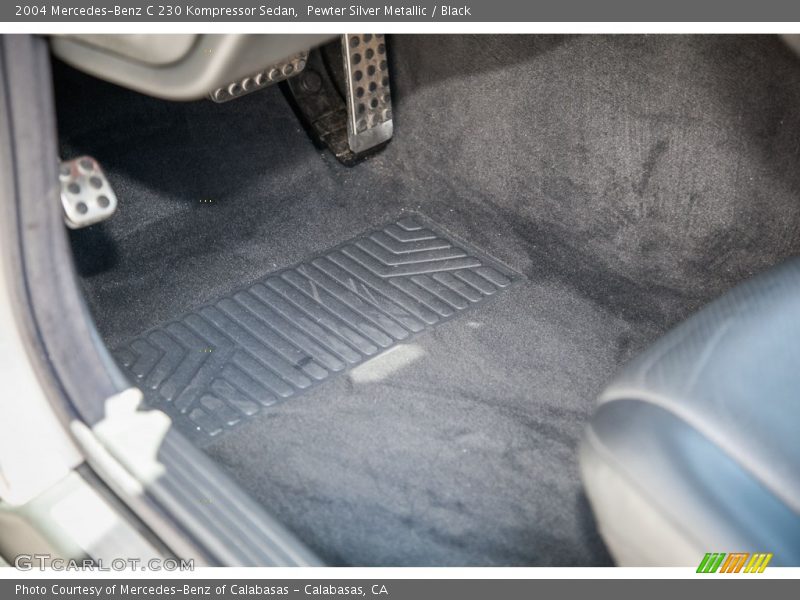 Pewter Silver Metallic / Black 2004 Mercedes-Benz C 230 Kompressor Sedan