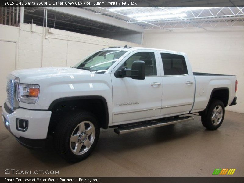 Summit White / Jet Black 2015 GMC Sierra 2500HD Denali Crew Cab 4x4