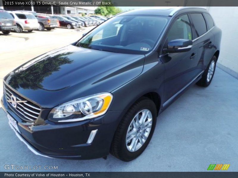 Savile Grey Metallic / Off Black 2015 Volvo XC60 T5 Drive-E