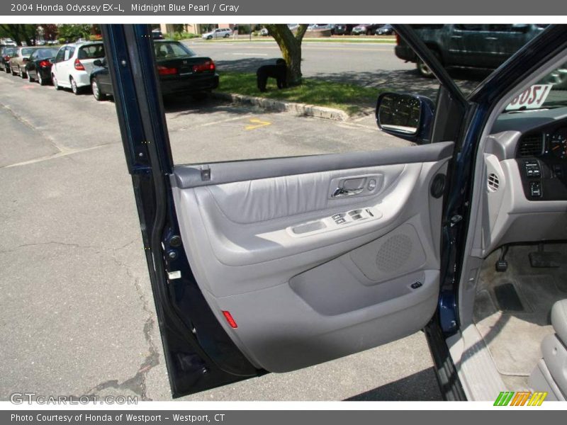 Midnight Blue Pearl / Gray 2004 Honda Odyssey EX-L