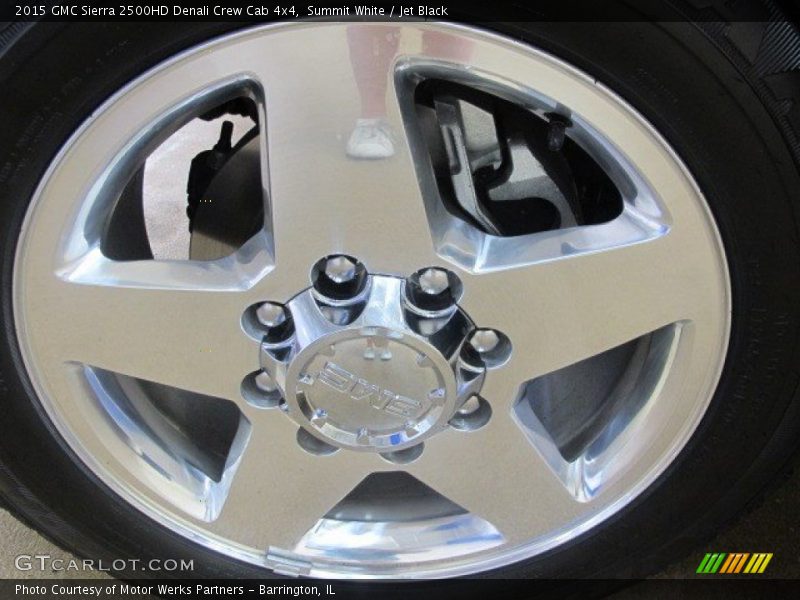 Summit White / Jet Black 2015 GMC Sierra 2500HD Denali Crew Cab 4x4
