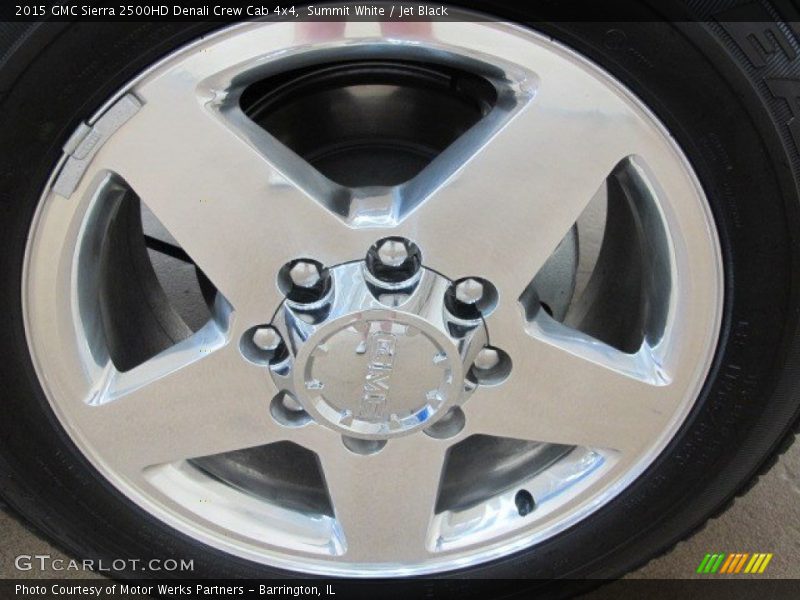 Summit White / Jet Black 2015 GMC Sierra 2500HD Denali Crew Cab 4x4