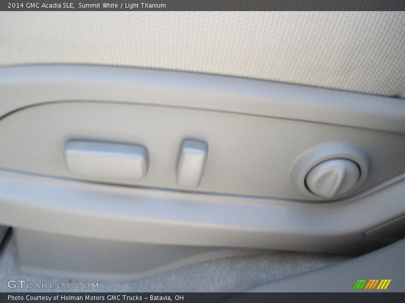 Summit White / Light Titanium 2014 GMC Acadia SLE