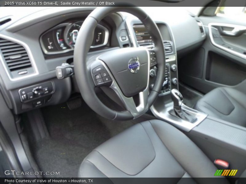 Savile Grey Metallic / Off Black 2015 Volvo XC60 T5 Drive-E