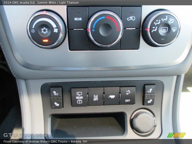 Summit White / Light Titanium 2014 GMC Acadia SLE
