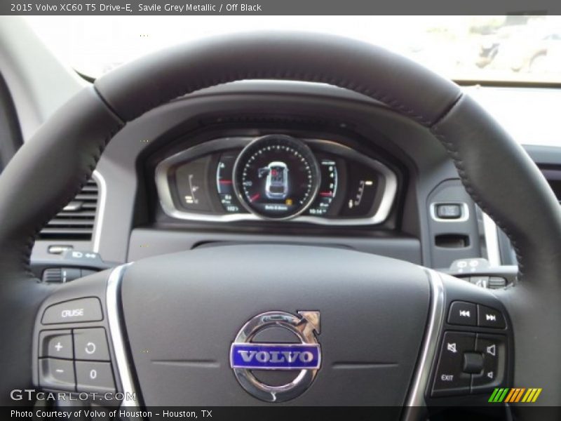 Savile Grey Metallic / Off Black 2015 Volvo XC60 T5 Drive-E