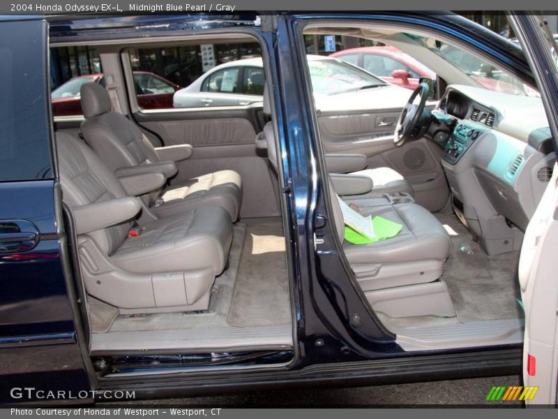 Midnight Blue Pearl / Gray 2004 Honda Odyssey EX-L