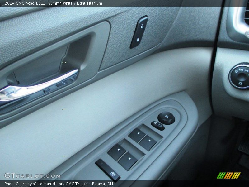 Summit White / Light Titanium 2014 GMC Acadia SLE