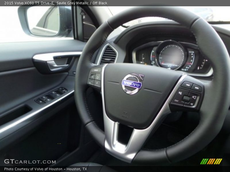 Savile Grey Metallic / Off Black 2015 Volvo XC60 T5 Drive-E