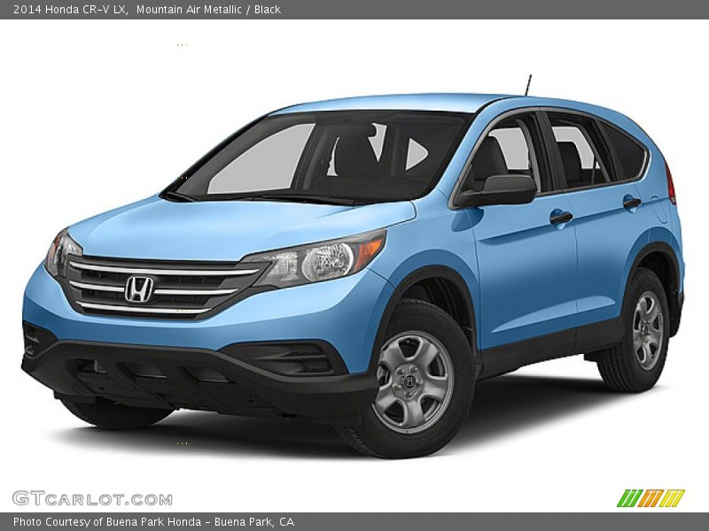 Mountain Air Metallic / Black 2014 Honda CR-V LX