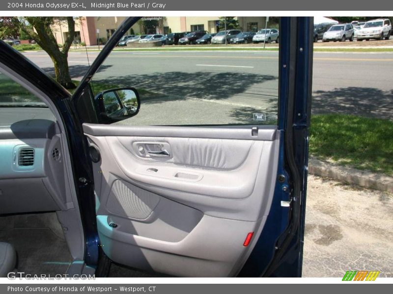 Midnight Blue Pearl / Gray 2004 Honda Odyssey EX-L