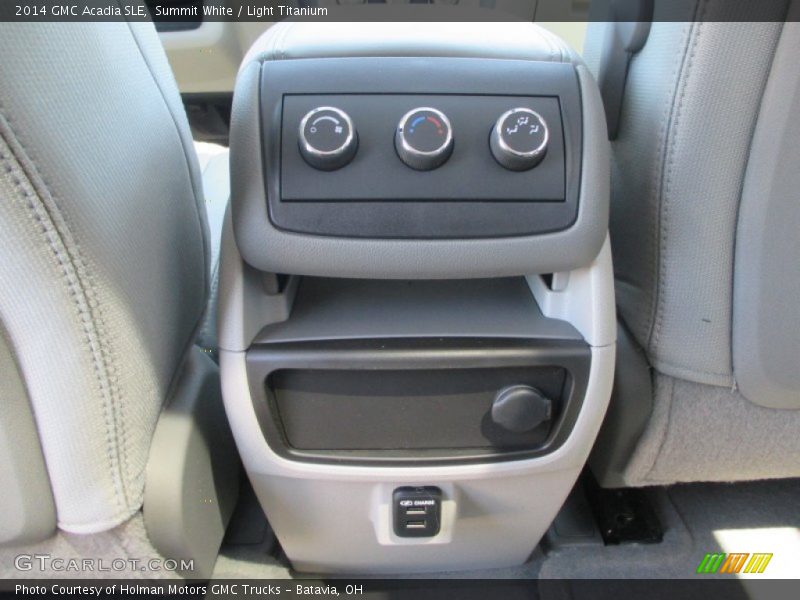 Summit White / Light Titanium 2014 GMC Acadia SLE