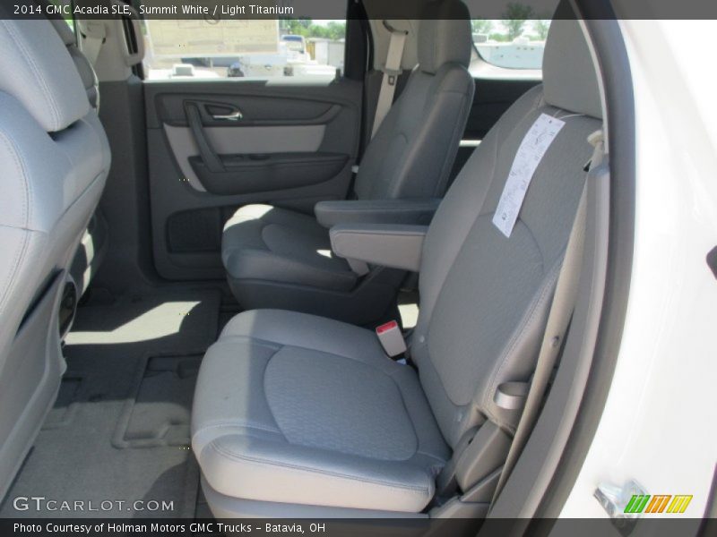 Summit White / Light Titanium 2014 GMC Acadia SLE