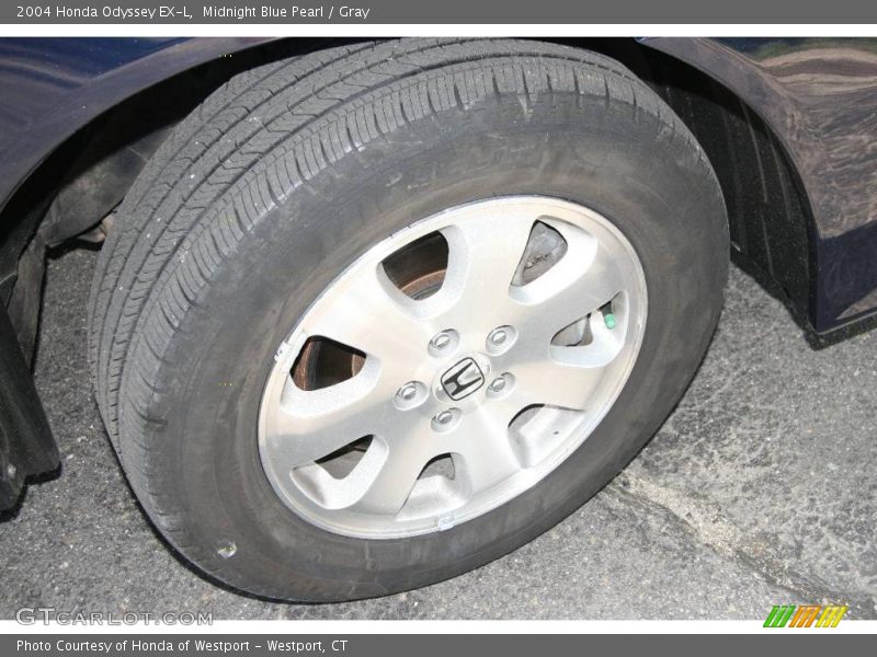 Midnight Blue Pearl / Gray 2004 Honda Odyssey EX-L