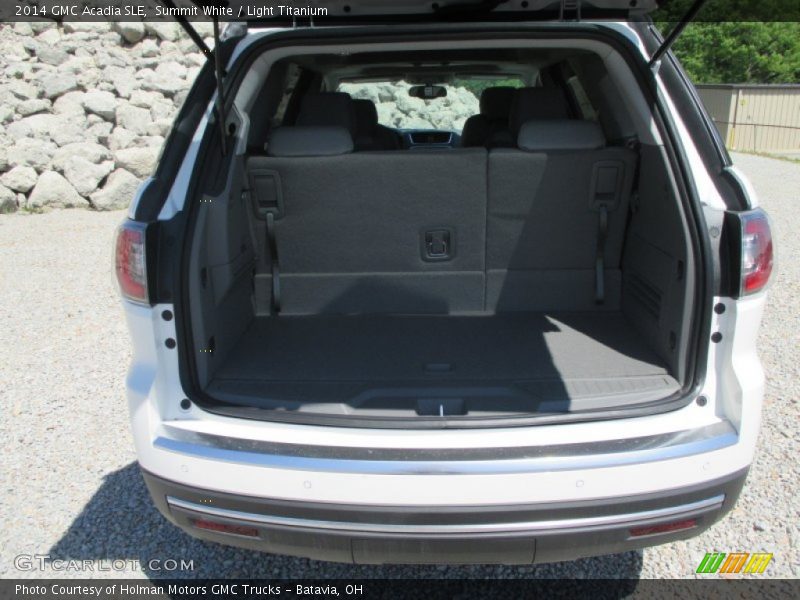 Summit White / Light Titanium 2014 GMC Acadia SLE