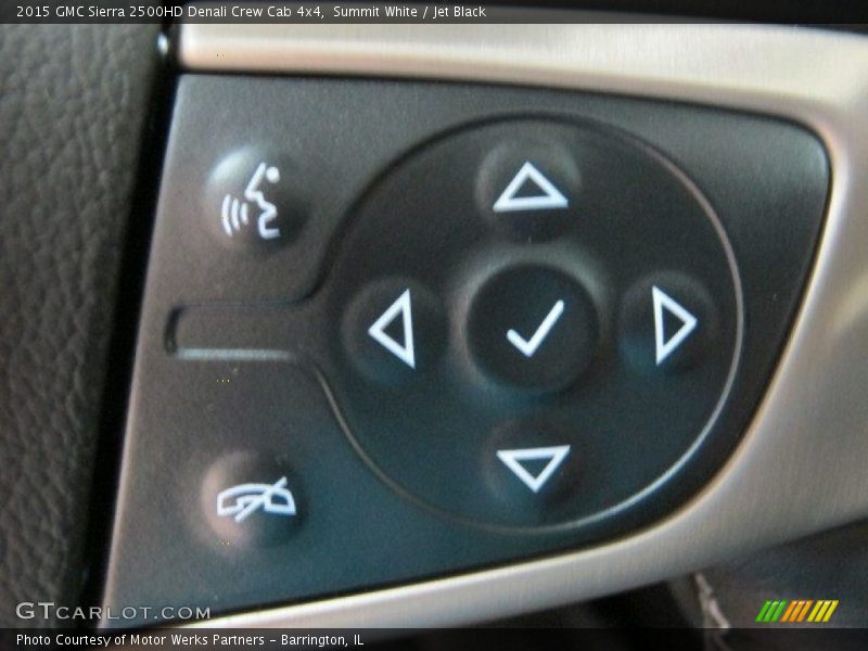 Summit White / Jet Black 2015 GMC Sierra 2500HD Denali Crew Cab 4x4