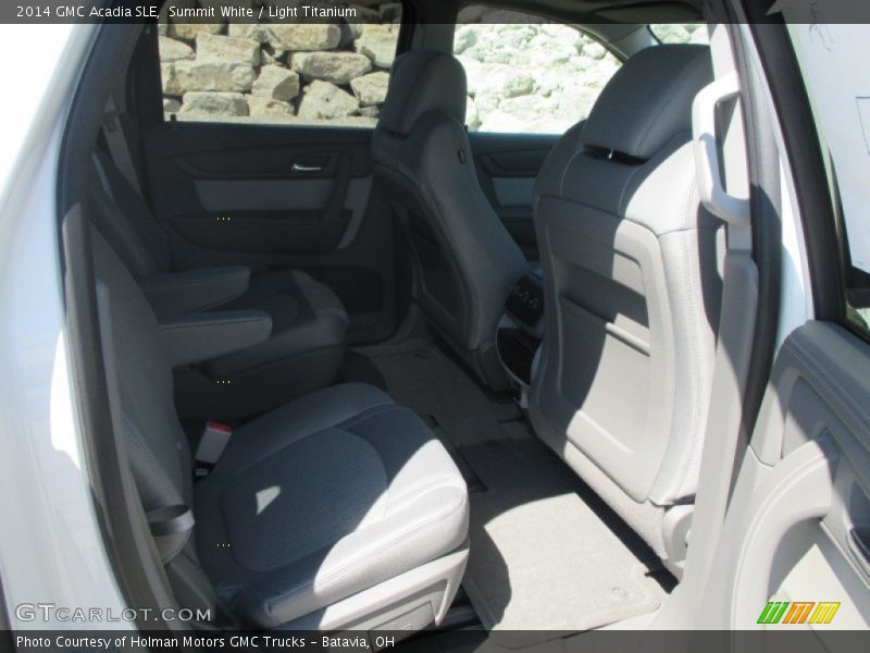 Summit White / Light Titanium 2014 GMC Acadia SLE
