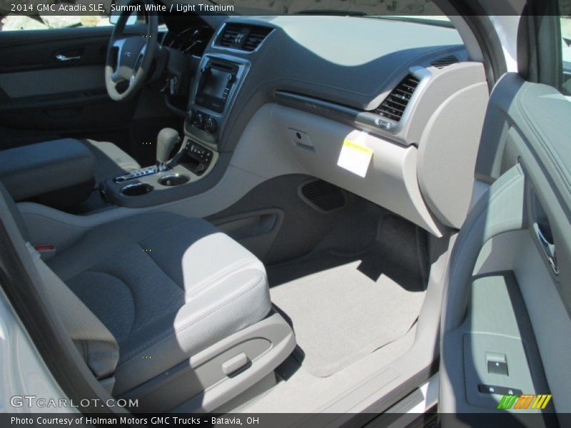 Summit White / Light Titanium 2014 GMC Acadia SLE