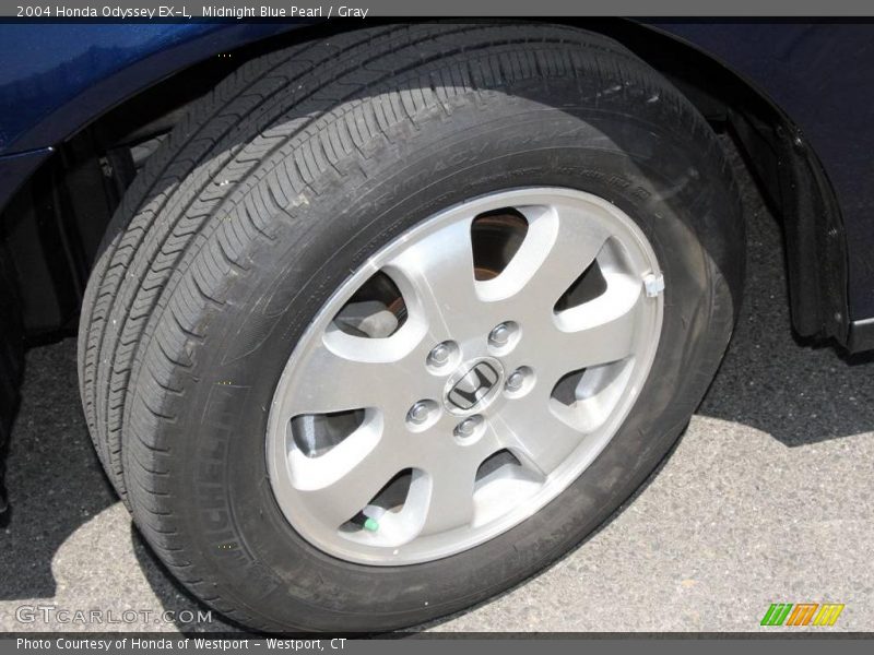 Midnight Blue Pearl / Gray 2004 Honda Odyssey EX-L