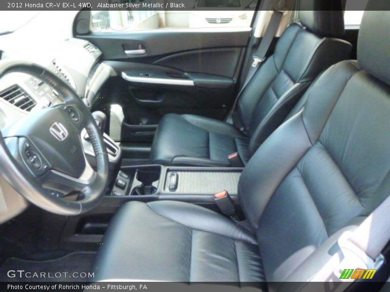Alabaster Silver Metallic / Black 2012 Honda CR-V EX-L 4WD