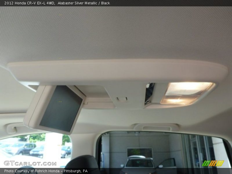 Alabaster Silver Metallic / Black 2012 Honda CR-V EX-L 4WD