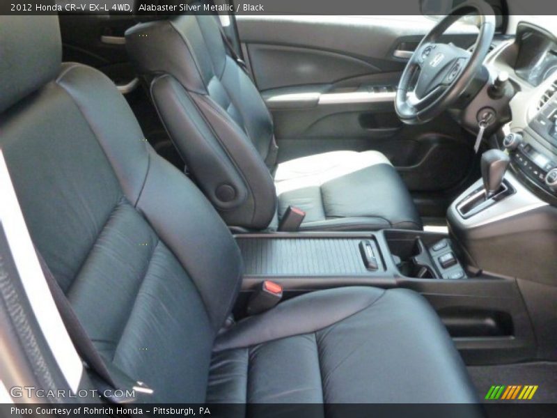 Alabaster Silver Metallic / Black 2012 Honda CR-V EX-L 4WD