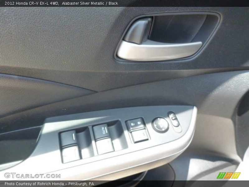 Alabaster Silver Metallic / Black 2012 Honda CR-V EX-L 4WD