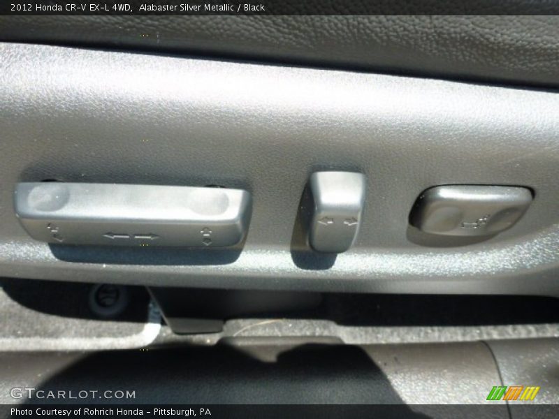 Alabaster Silver Metallic / Black 2012 Honda CR-V EX-L 4WD