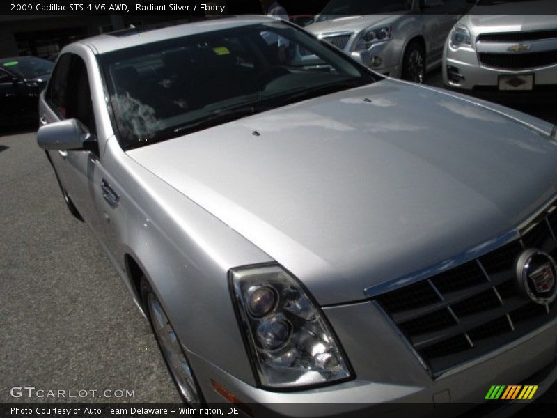 Radiant Silver / Ebony 2009 Cadillac STS 4 V6 AWD