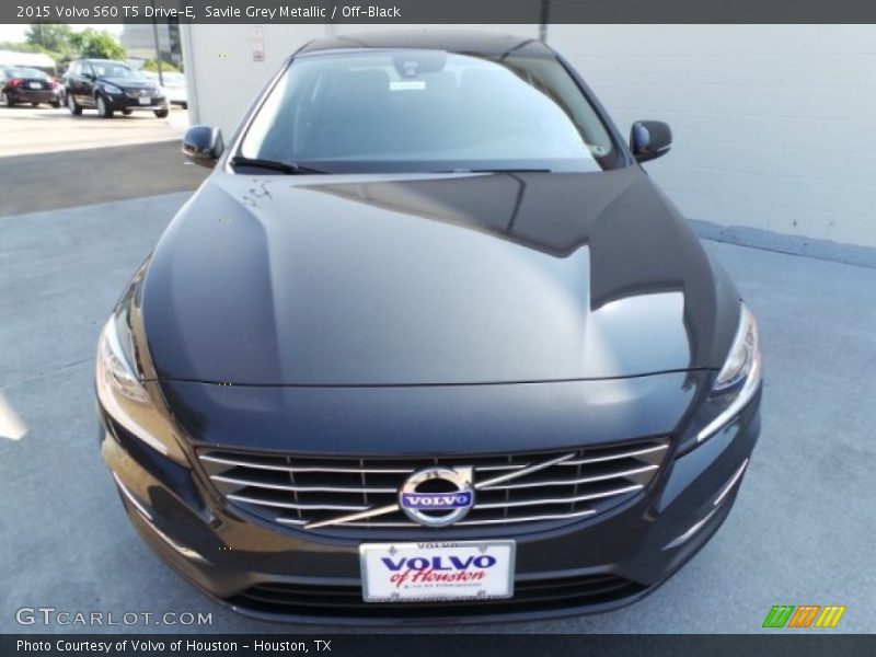 Savile Grey Metallic / Off-Black 2015 Volvo S60 T5 Drive-E